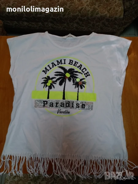 памучна блуза, облечена е веднъж , снимка 1