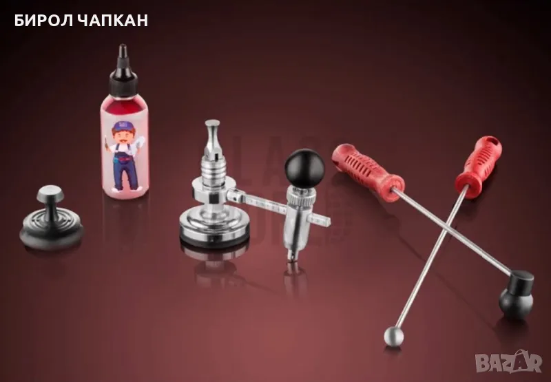 Стъклен диамант и чук, снимка 1