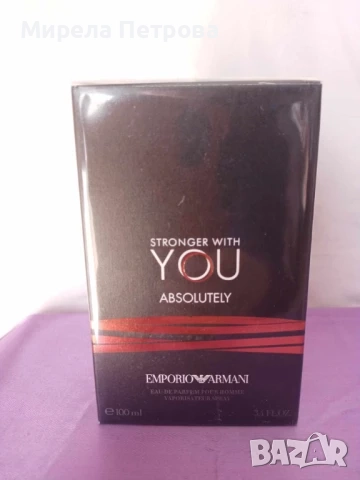 Emporio Armani Stronger With You Absolutely Parfum 100 ml. за Мъже, снимка 1