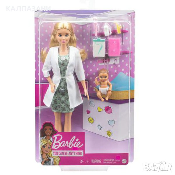 BARBIE CAREERS Кукла Barbie® Педиатър GVK03, снимка 1