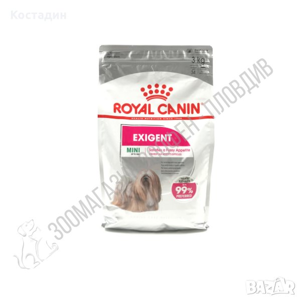 Royal Canin Mini Exigent 3кг / Гранулирана Храна за Капризни Кучета, снимка 1