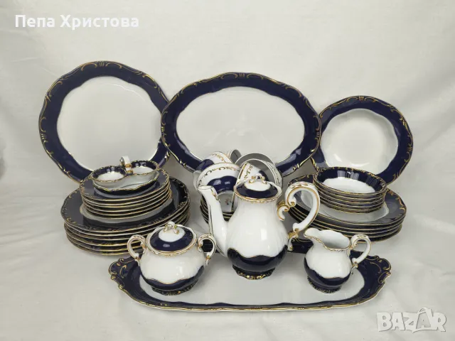 Пълен сервиз за чай и хранене за 6 човека - Zsolnay