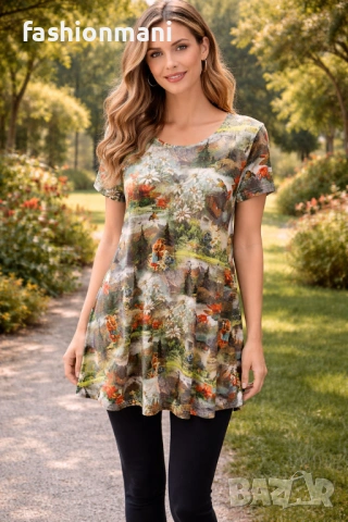 Разкроени туники 8 модела  - код 1173, снимка 6 - Туники - 49665291