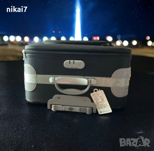 WeTravel пътнически куфар TRANSIT черен 3 колела 78/52/33разширяем+5см, снимка 7 - Куфари - 44792487