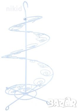 Спирала метална стойка поставка за 19 бр мъфини мъфина къпкейк кексчета, снимка 3 - Други - 37552681
