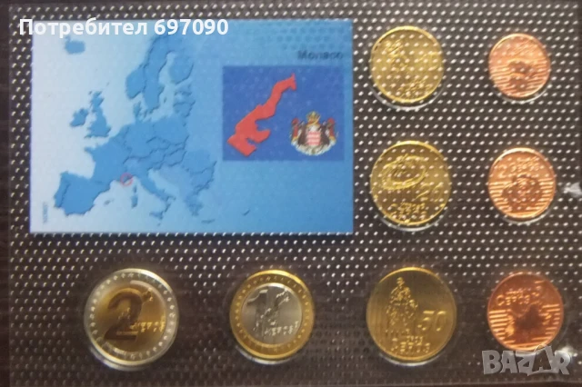 Монако - евро сет - 2011, снимка 2 - Нумизматика и бонистика - 51278007
