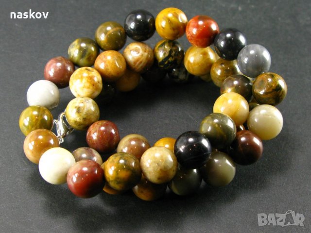 Колиета от естествени камъни Евдиалит, Мерлинит, Куантум Куатро, снимка 10 - Други ценни предмети - 33960710