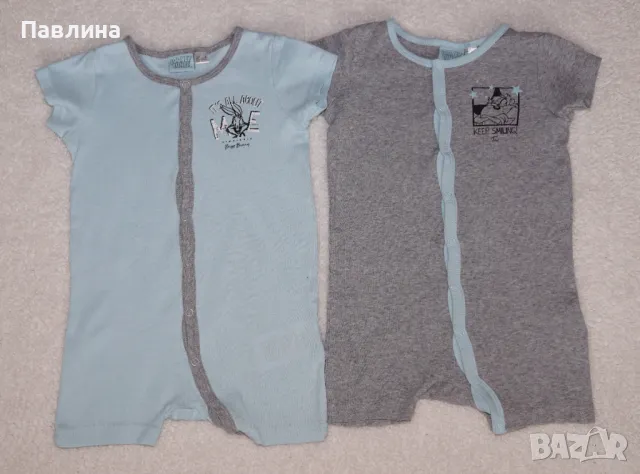 Две Летни Пижамки Looney Tunes - 9-12m