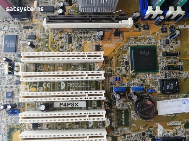 Дънна платка Asus P4P8X Socket 478 CPU+FAN+RAM, снимка 4 - Дънни платки - 42876345