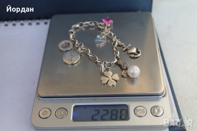 Стара сребърна дамска гривна''Tomas Sabo'', снимка 10 - Антикварни и старинни предмети - 38990301