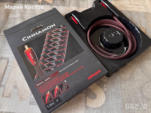 AudioQuest Digital Coax Cinnamon 1.5 метра, снимка 2 - Други - 54351597