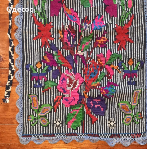 Автентична престилка  за носия от Суворово,Варненско, снимка 3 - Антикварни и старинни предмети - 52931272