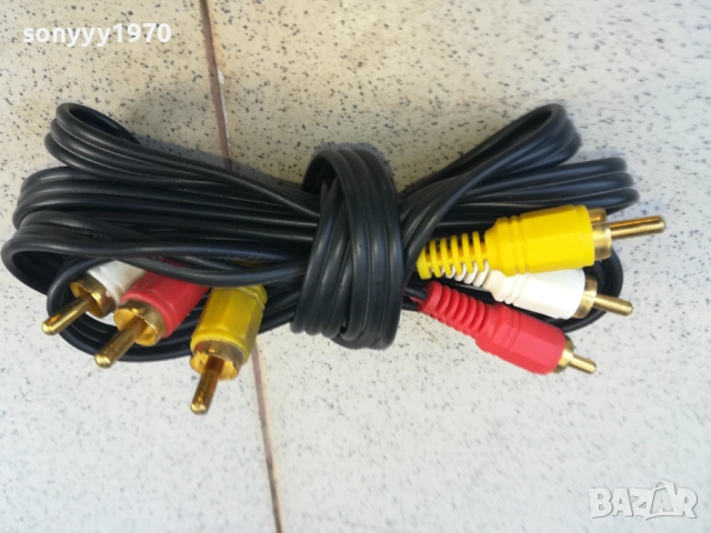 КАБЕЛ-АУДИО ВИДЕО-ЧИНЧОВЕ 1210250849, снимка 3 - Други - 52024201