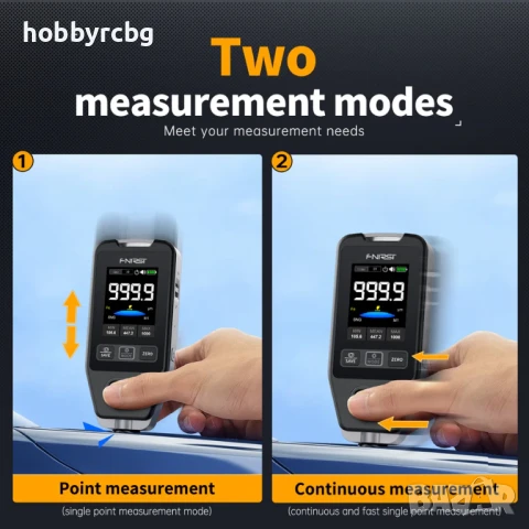 FNIRSI CTG‑20 Дебеломер за автобоя 0 – 1400 μm, снимка 5 - Друга електроника - 50694359