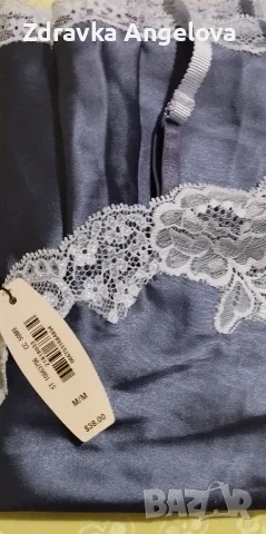 Сатенена нощница Victoria 'S Secret. Оригинална с етикет., снимка 16 - Нощници - 55536625