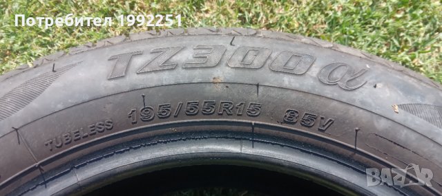 4бр летни гуми Firestone TZ300. 195/55R15. DOT 5115. 5 и 6mm дълбочина на шарката. Внос от Германия., снимка 7 - Гуми и джанти - 37167821