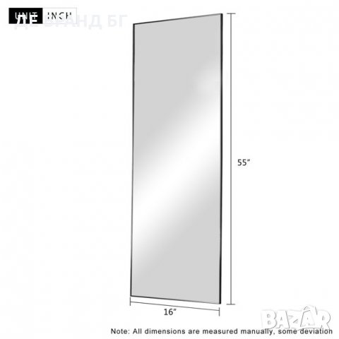 Огледало с рамка за стена в цял ръст AA01016AAF001 , снимка 8 - Огледала - 35067647