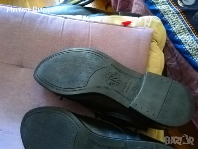 Мъжки маркови обувки като нови естествена кожа тел.бокс Долче Габанна стелка 280мм реален размер №43, снимка 13 - Официални обувки - 51080424
