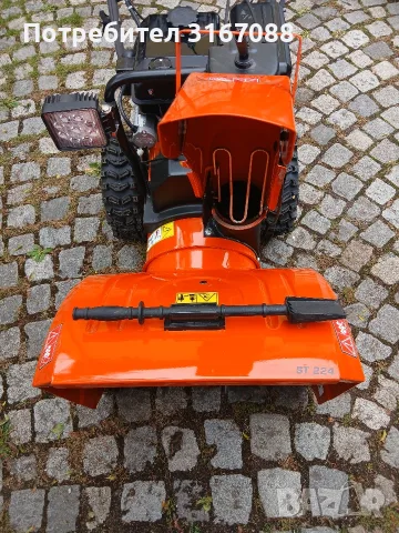 Husqvarna снегорин 224T, снимка 6 - Индустриална техника - 56473984