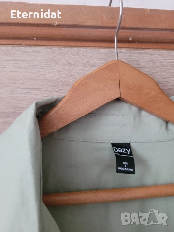 Нова риза туника в светло зелен цвят DAZI, снимка 7 - Ризи - 51482723