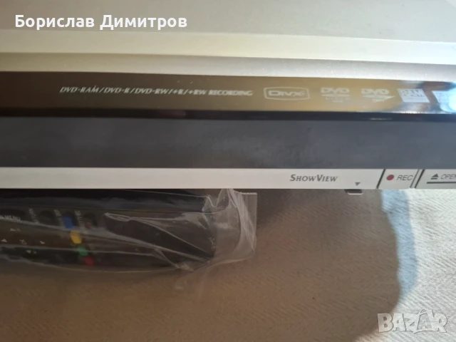 Продавам ново DVD Panasonic DMR-EH57 DVD/HDD рекордер с TV тунер+дистанционно, снимка 7 - Плейъри, домашно кино, прожектори - 51310551