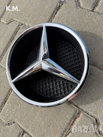 оригинална предна емблема за Mercedes 20.5мм, снимка 2 - Части - 56449280