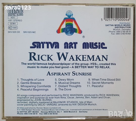 Rick Wakeman – Aspirant Sunrise, снимка 2 - CD дискове - 38625182
