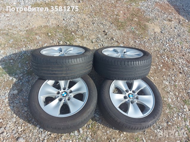 4броя алуминиеви джанти с гуми за BMW 3 серия, снимка 3 - Гуми и джанти - 42444710