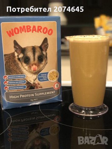 Храна за захарна катерица високо протеинова добавка Passwell Wombaroo, снимка 4 - Терариуми и оборудване - 34298308
