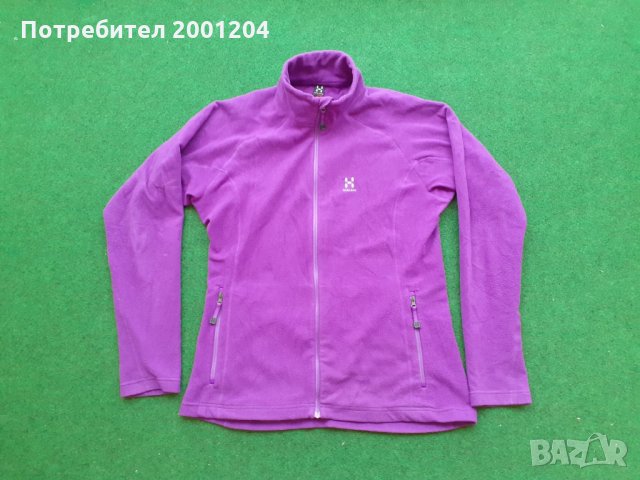 Оригинален Дамски Полар на HAGLOFS climatic размер М, снимка 4 - Блузи с дълъг ръкав и пуловери - 31401354