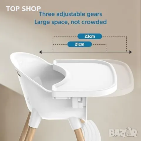 Ново Столче за хранене Bellababy Бебе 5-точков предпазен колан, снимка 3 - Детски - 49658529