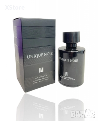 Оригинален арабски мъжки парфюм UNIQUE NOIR, 100ML EAU DE PARFUM