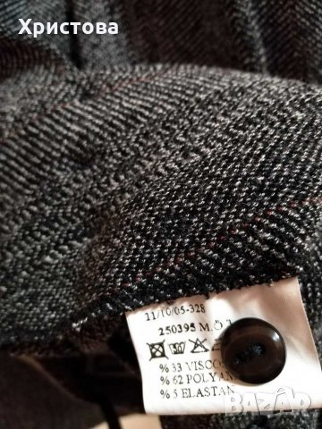 Стилен панталон-прав крачол,с ръб, р-р 42., снимка 4 - Панталони - 31436670