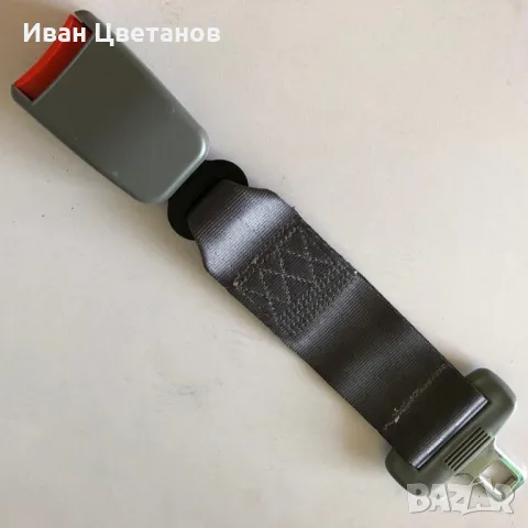 Удължител за предпазен колан, за кола, за бременни жени или пълни хора - ЧЕРЕН