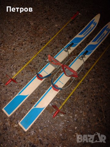 Ретро Колекционерски Детски Ски Germina. ГДР производство