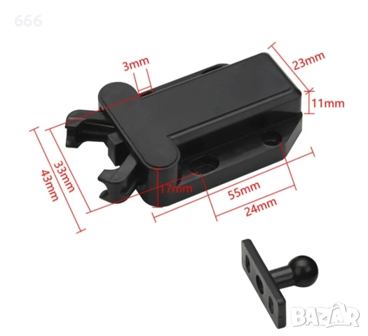 Система за отваряне с натискане, използва се в шкафове и чекмеджета., снимка 2 - Шкафове - 52942353