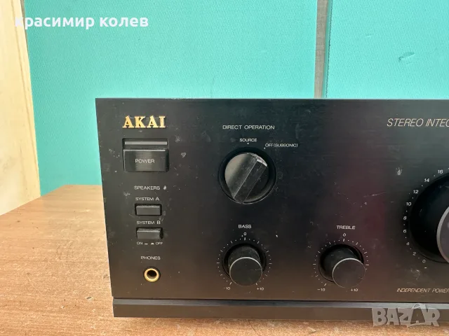 усилвател "AKAI AM-47", снимка 2 - Ресийвъри, усилватели, смесителни пултове - 56504000