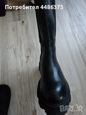 български боти от естествена кожа, снимка 3 - Дамски боти - 52923900