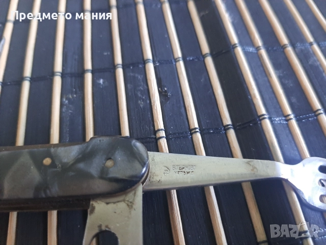 Старо Българско ножче от соца  Велико Търново, снимка 6 - Ножове - 52177666