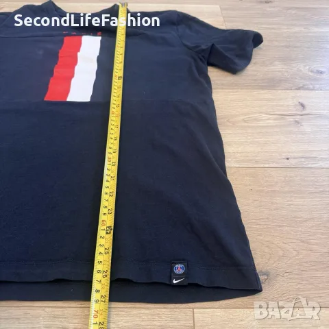 Мъжка тениска Nike Tee Paris черна размер L, снимка 4 - Тениски - 55817533