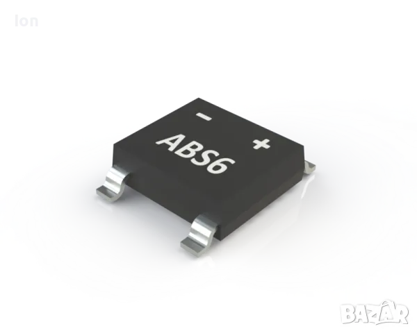 ABS6 - мостов изправител, грец 600V, 1A - лот 10 броя, снимка 1