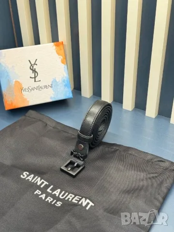 колани от естествена кожа в кутия 2см ysl saint laurent , снимка 8 - Колани - 50415887