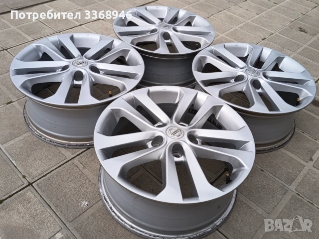 Джанти Nissan 17" 5x114,3 Нисан 5х114.3, снимка 5 - Гуми и джанти - 54000830