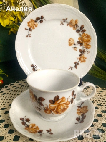 Mitterteich Bavaria кафява роза сетове , снимка 5 - Чаши - 53024936