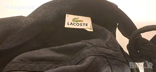 Черна шапка Lacoste , снимка 4 - Шапки - 55806738