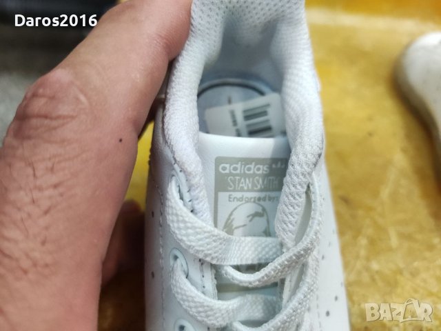 Оригинални бебешки маратонки Adidas Stan Smith номер 20 , снимка 5 - Детски маратонки - 36968029