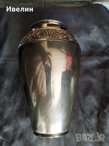 метална ваза в стил арт деко, снимка 4 - Антикварни и старинни предмети - 30462286