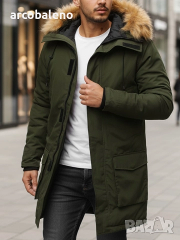 Мъжко зимно яке парка, 2цвята , снимка 9 - Якета - 52883848