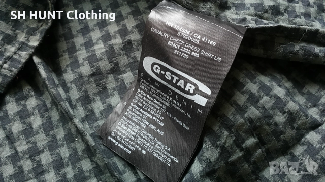 G-Star CAVALRY Check Dress Shirt L/S размер M мъжка риза 7-37, снимка 15 - Ризи - 52204583