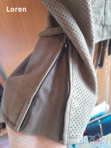 *Next leather*Яке от естествен велур топличко и мекичко, снимка 6 - Якета - 51504165